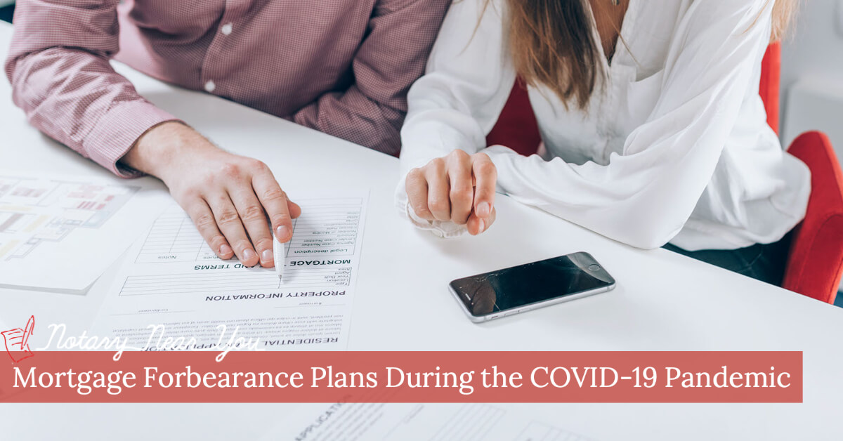 Mortgage Forbearance Plans during the COVID-19 Pandemic